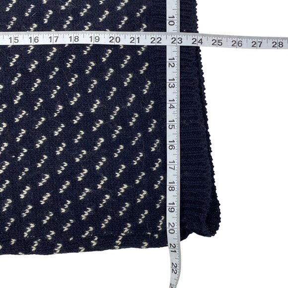 VTG LL Bean Sweater | Blue Wool Blend | Made in USA | Cabin Apres Ski READ - Picture 9 of 9